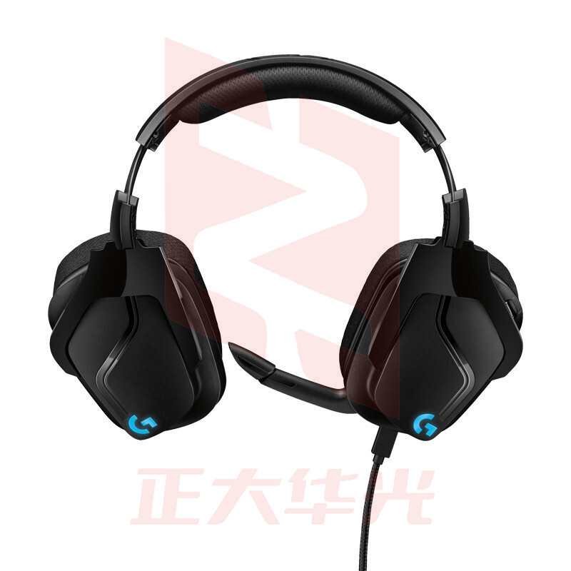 罗技(G)G633s LIGHTSYNC 7.1环绕声游戏耳机麦克风 头戴式电竞耳机耳麦 黑色