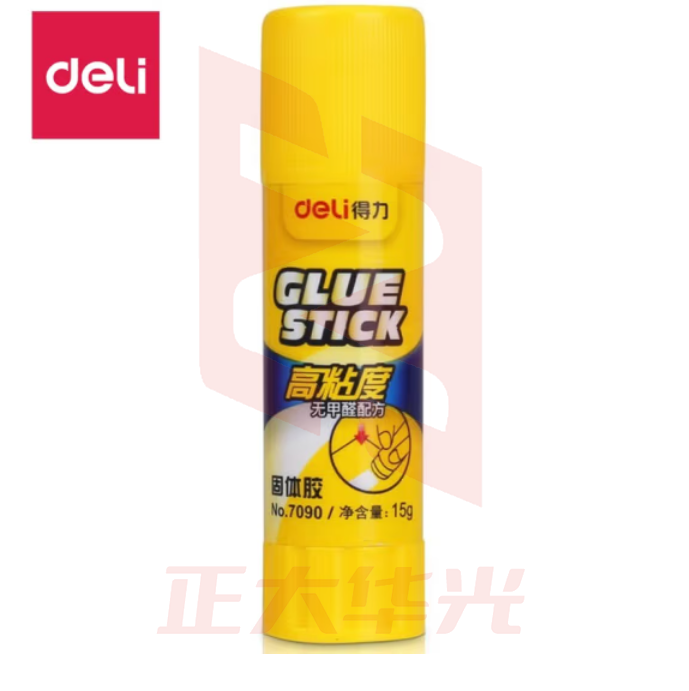 得力(deli)15g高粘度固体胶棒 PVP固体胶水 无甲醛快干耐用胶棒7090
