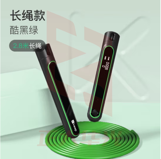 Keep 燃脂负重计数跳绳-酷黑绿/长绳