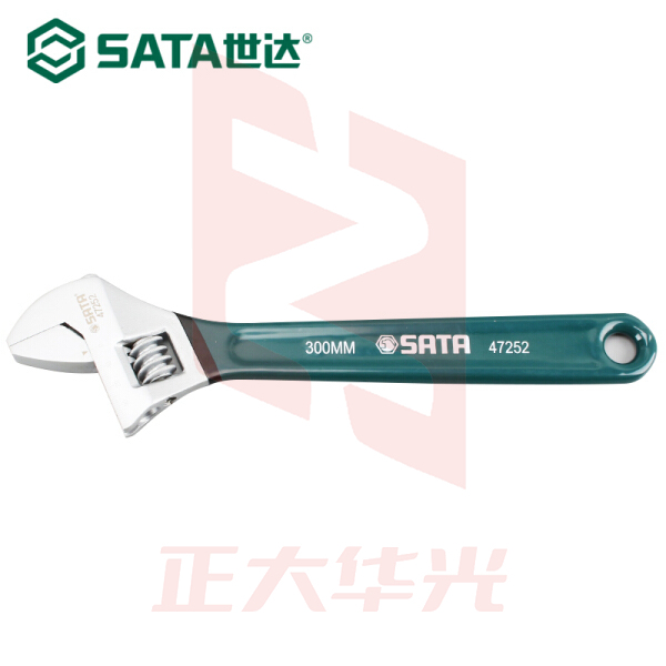 世达 沾塑欧式活动扳手活口扳手活络扳手47248