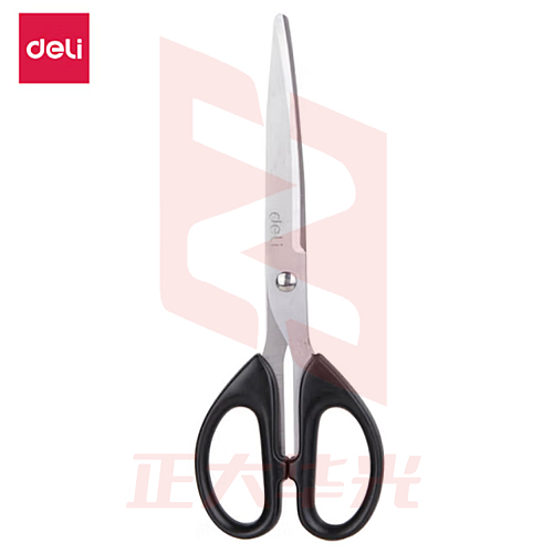 得力（deli）剪刀办公剪纸刀不锈钢剪刀 6009 15把装 805400071