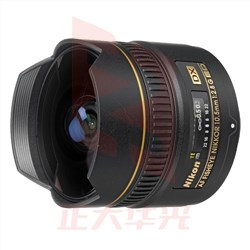 尼康（Nikon）AF 10.5mm f/2.8G ED 鱼眼广角180度镜头 DX定焦镜头
