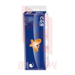 洁柔（C&S） JJ056 蓝精品卷纸*10