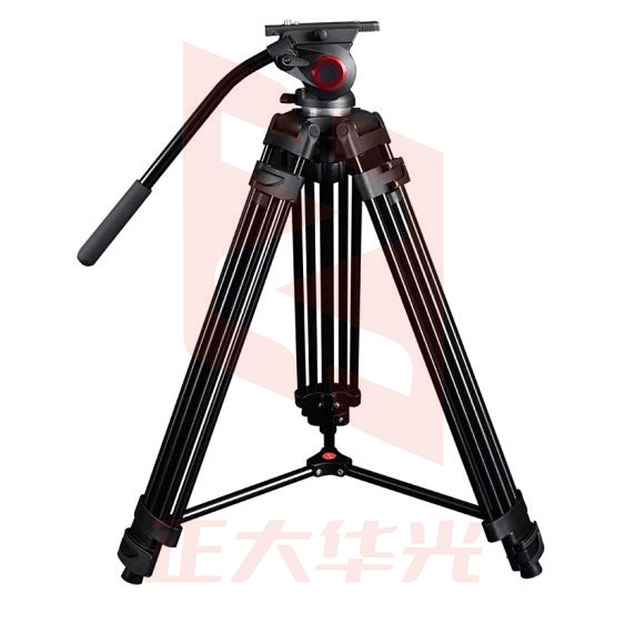 miliboo米泊MTT601A摄像机三脚架打鸟单反三角架 摄影相机架 带液压云台套装