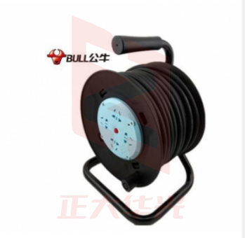 公牛  过热保护电缆卷盘插座/插排 GN-8030  4位无线卷线盘工程专用（需自行接线和插头）30米