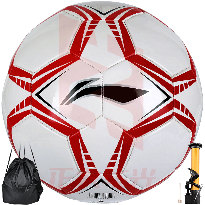 李宁LINING5号足球室外比赛儿童成人机缝足球 LFQH002-1