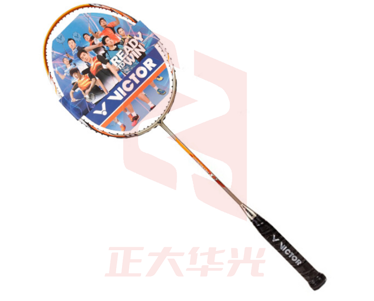 威克多VICTOR 胜利纳米7羽毛球单拍HX-7SP 空框未穿线 香槟金色3/4U