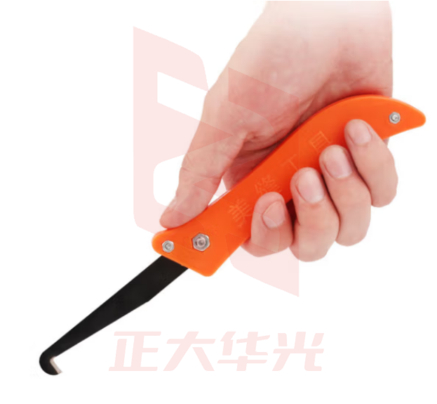 弘工HG-MFD05 瓷砖缝隙清理抠缝器美逢清缝刀勾缝地砖疏缝美缝勾刀勾缝刀【美缝刀5把 颜色随机】