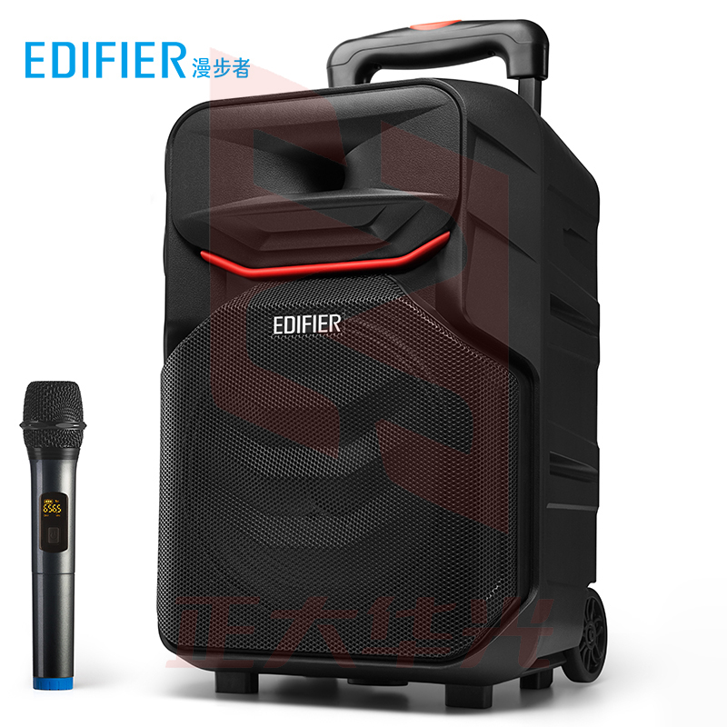 漫步者 （EDIFIER ）PP308 8英寸户外移动多媒体音响 广场舞音响 蓝牙拉杆音箱