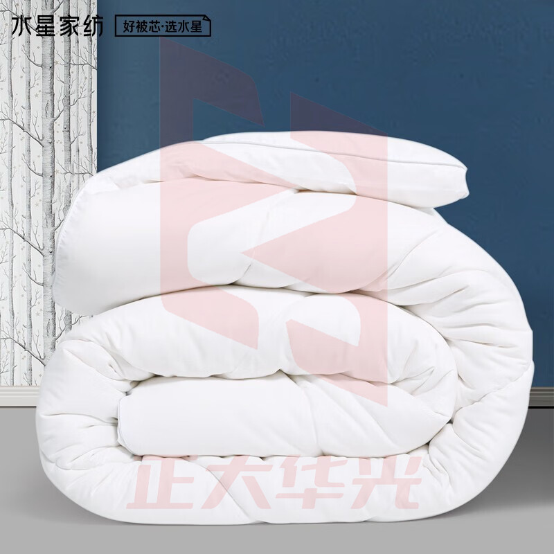 水星家纺 加厚被芯抗菌升级七孔纤维被 太空被150*210cm