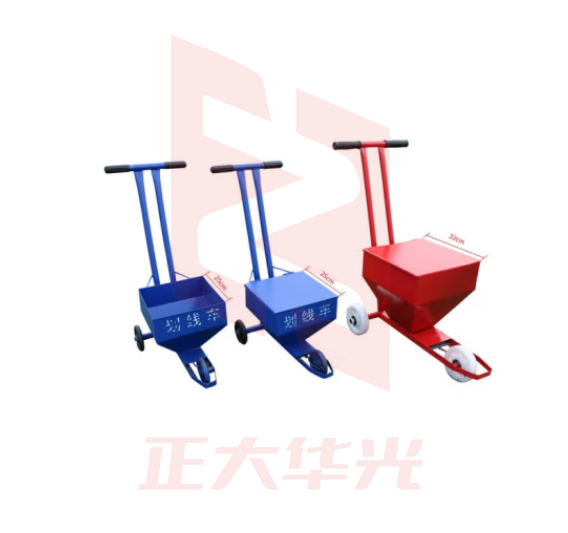 中部工品zbgp 划线车 道路小区停车位划线机 跑道驾校画线车 仓库车间划线工具