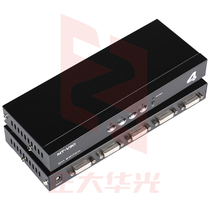 迈拓维矩MT-DV401 dvi切换器4进1出4口显示器视频电 脑四进一出切屏器