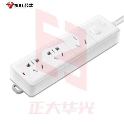 公牛插座 接线板 转换器 GN-406D 3米  总控3位 大功率16A   JC.386