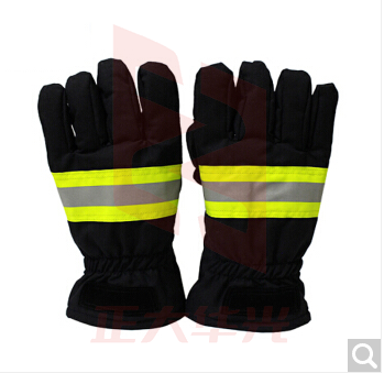 谋福 645 14款加厚阻燃手套 安全防护手套 耐磨透湿藏青色(3C救援手套)