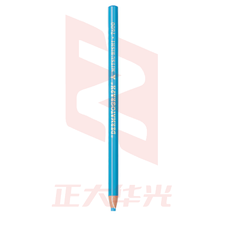 三菱（uni）油性蜡笔环保手撕卷纸7600工业标记笔(可书写底片/玻璃/皮革/金属等)浅蓝色 单支装