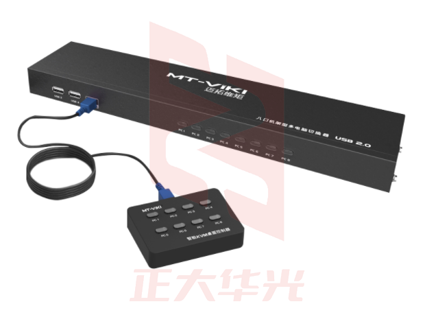 迈拓维矩MT-801UK-L kvm切换器8口usb键鼠vga显示器8进1出多电 脑切换