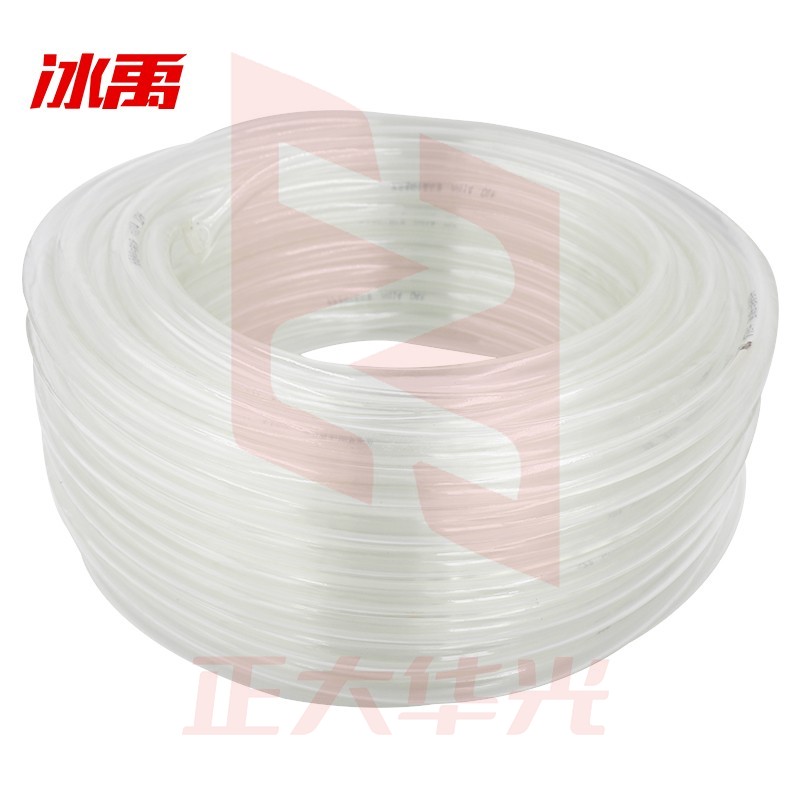 冰禹 BJjj-262 PVC透明软管水管水平管塑料管 抽油管套管皮管穿线管 内径10mm壁厚1mm 80米