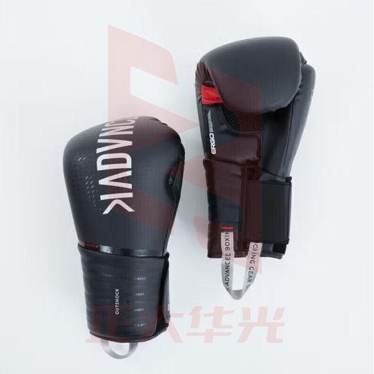 迪卡侬 成人拳击手套男女散打泰拳格斗搏击初学者拳套100BOXG黑色拳击手套10oz4343610