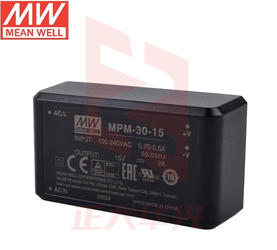 明纬（MEANWELL）MPM-30-15 高信赖性绿色医疗基板型电源 输出15V2A