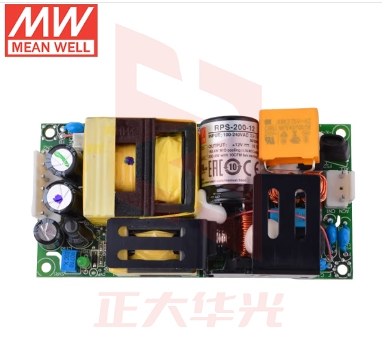 明纬（MEANWELL）RPS-200-12可信赖型电源供应器(200W左右) 12V16.7A输出 无配线