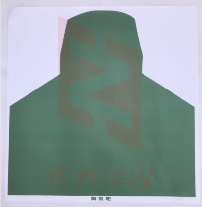 射击靶纸枪靶纸打靶纸各种靶纸 胸靶纸100张