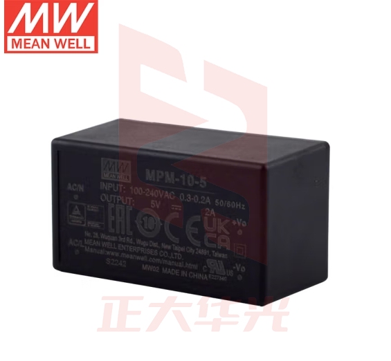 明纬（MEANWELL）开关电源5V 2A 封闭型电源模块 MPM-10-5
