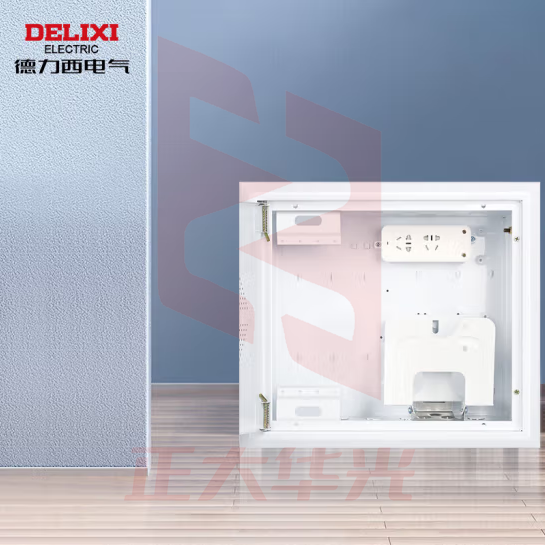 德力西电气 弱电箱光纤箱多媒体信息箱集线箱空箱金属门 CDEN4 中箱350*300