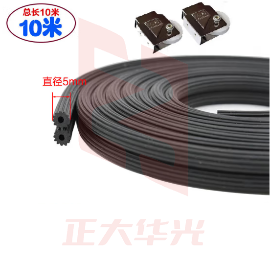 青苇 防蚊纱窗纱门自由剪裁 安装配件 压条10米+滚轮2个 不包含纱网