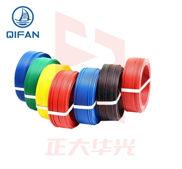 起帆 ZA-BV-450/750V-1×2.5 100m 1卷 铜芯聚氯乙烯绝缘A级阻燃布电线 颜色备注