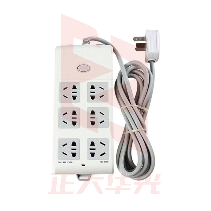公牛 GN-B15D 16A 3米 总控六联 电源插座 白