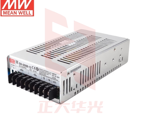 明纬（MEANWELL）SD-200B-12 DC转DC变压器电源驱动 明纬电源 16.7A12V