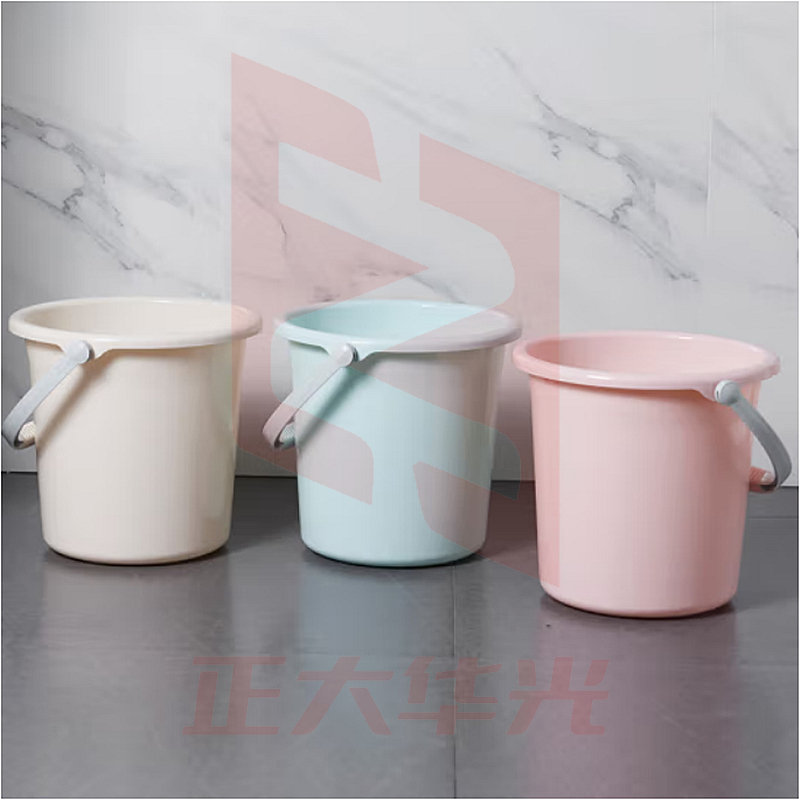 千屿15L洗车桶加厚大容量塑料手提水桶多功能清洁储水桶颜色随机单个 QY-7523