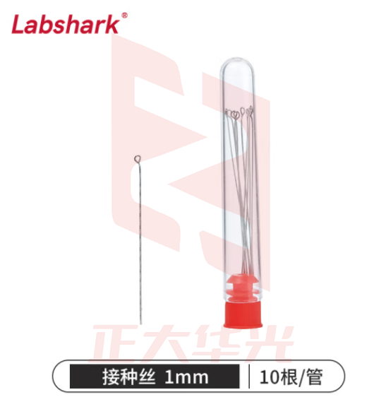 比克曼生物 LABSHARK 接种丝实验室用微生物接种环细菌接种棒细胞食用菌取菌针【接种丝】 1mm 10根/管