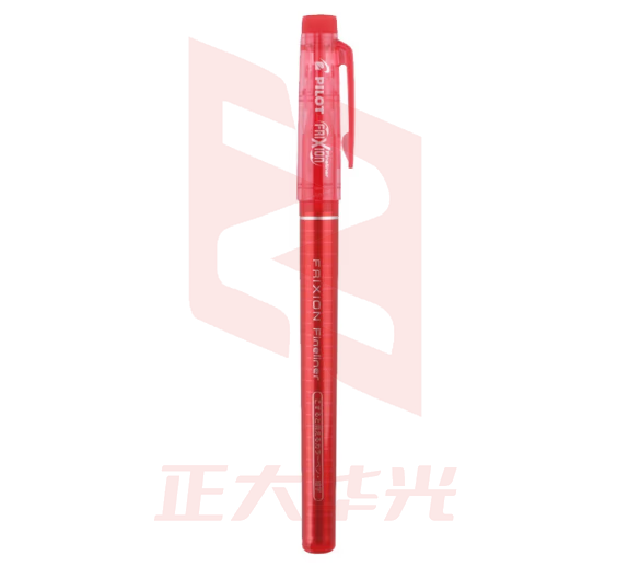 百乐（PILOT）摩磨擦画图笔可擦笔学生彩色绘画勾线笔SFFL-12F 红色