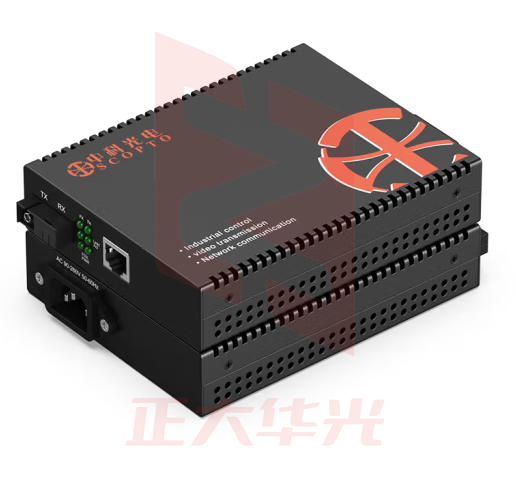 中科光电ZK-GE-100AB-N 电信级 千兆单模单纤光纤收发器 光电转换器 内置电源SC接口 100公里 一对