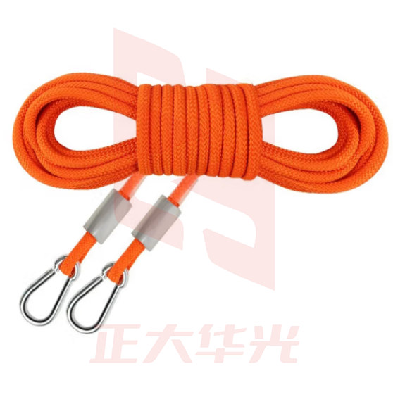 援邦 带钢丝8mm15米桔色/含双7号钩 晾衣绳晒被绳户外室外阳台晒衣绳子