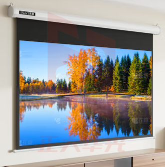 英微（IN&VI）电动幕布DB高清纤维84英寸16:9投影仪幕布