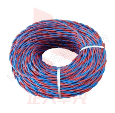 起帆 RVS-300/300V-2×0.75 红蓝 100m  铜芯聚氯乙烯绝缘绞型连接用软电线