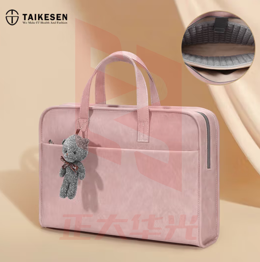 泰克森（taikesen）笔记本手提包15.6英寸女适用华为苹果联想小新可爱单肩电脑包
