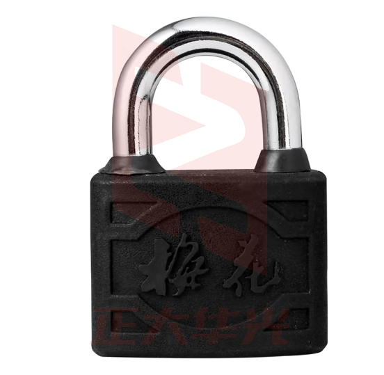 梅花（BLOSSOM）防水挂锁 学校仓库大门锁63MM 包胶车门锁BC9163