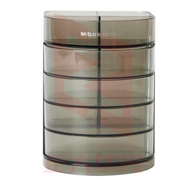 晨光 ABT98447 黑透四层组合型塑料胶笔筒 （计价单位：个）