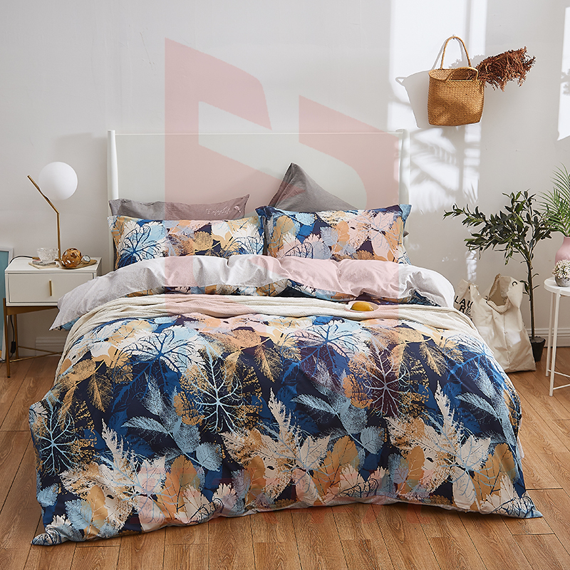 恒源祥 床上用品四件套 落叶知秋 澳绒 TBK2017（200*230cm）