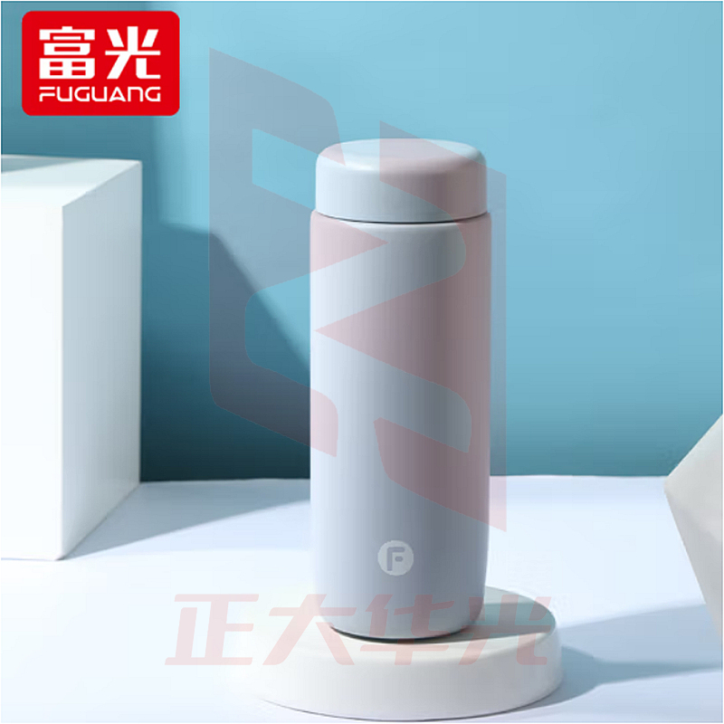 富光 倾心系列保温杯316不锈钢水杯泡茶杯小巧便携高颜值杯子 晴空蓝350ML WFZ1186-350