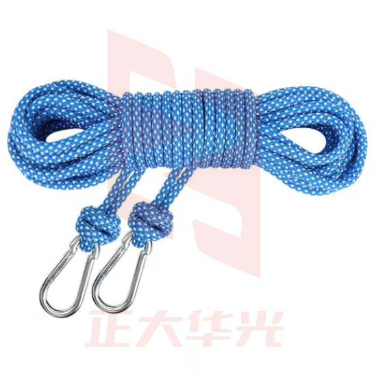 援邦 晾衣绳6mm15米湖蓝色/含双6号钩 晾衣绳晒被绳户外室外阳台晒衣绳子