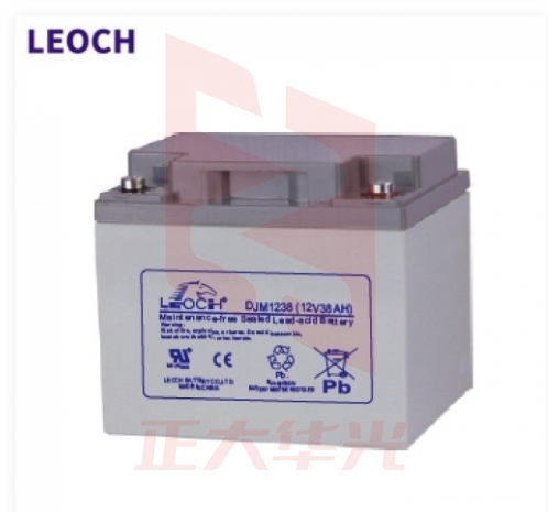 理士电池（LEOCH） DL1238W/12V38AH UPS电池 38AH