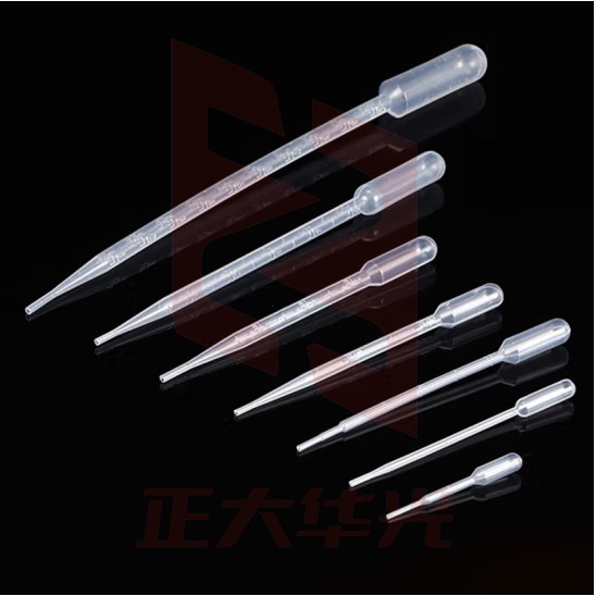 惠利得 一次性塑料吸管 刻度实验移液滴管 巴氏吸管 2ml（100支）