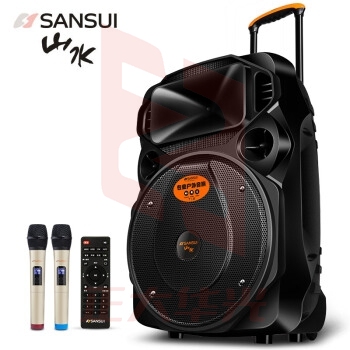 山水（SANSUI） A15-66 15英寸广场舞音响 便携式户外音响大功率移动蓝牙户外舞台音响音箱 旗舰版