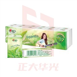 心相印（Mind Act Upon Mind） C1710 茶语系列迷你手帕纸4层7片*12包/条