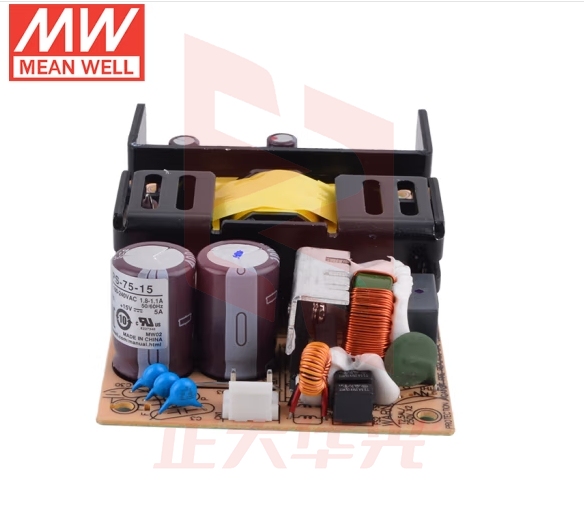 明纬（MEANWELL）RPS-75-15 PCB裸板PFC开关电源15V5A