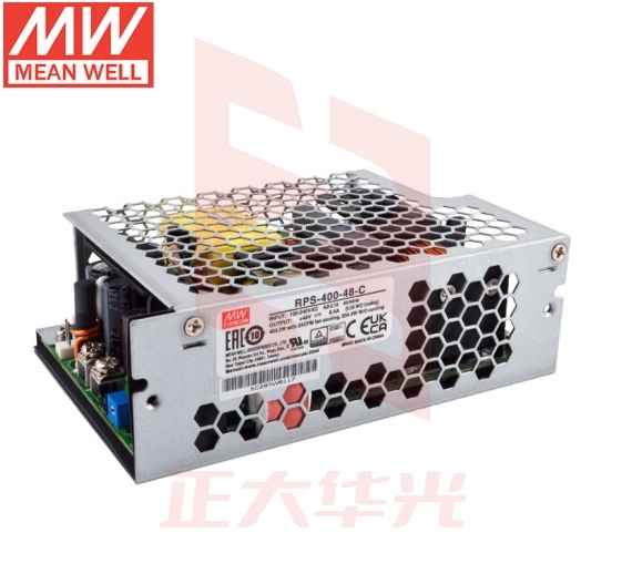 明纬（MEANWELL）RPS-400-48-C系列稳压PCB裸板医疗开关电源 48V8.4A输出
